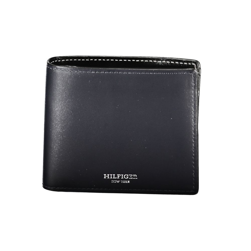 Tommy Hilfiger Blue Leather Men Wallet | Regal Royce