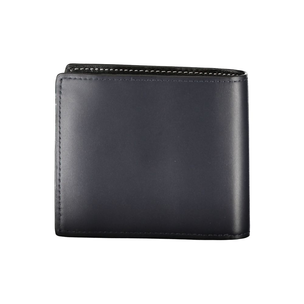 Tommy Hilfiger Blue Leather Men Wallet | Regal Royce