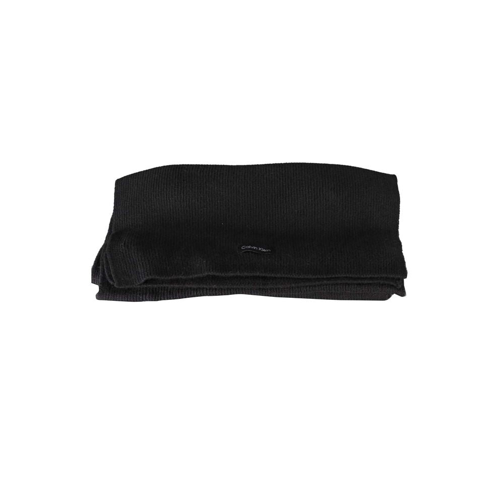 Calvin Klein Black Cotton Women Scarf | Regal Royce