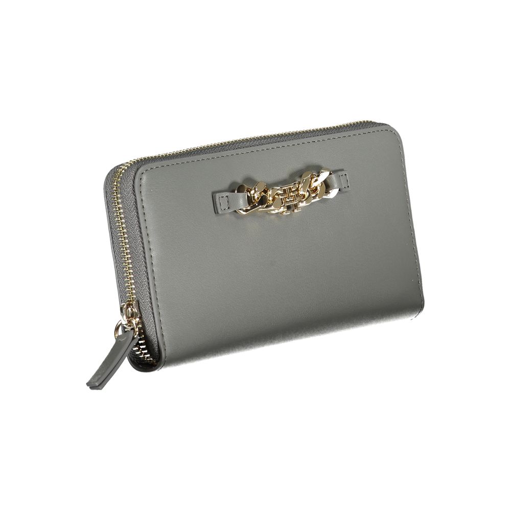 Tommy Hilfiger Grigio Poliuretano Women Wallet | Regal Royce