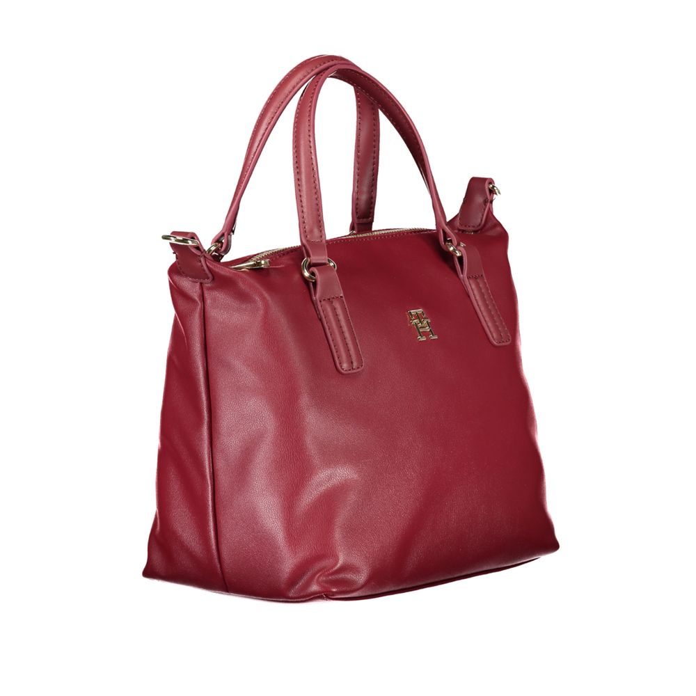 Tommy Hilfiger Red Polyester Handbag