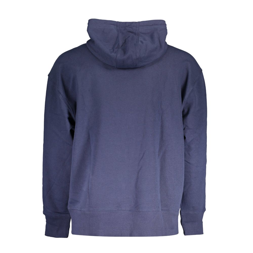 Tommy Hilfiger Blue Cotton Men's Hoodie Sweatshirt | Regal Royce
