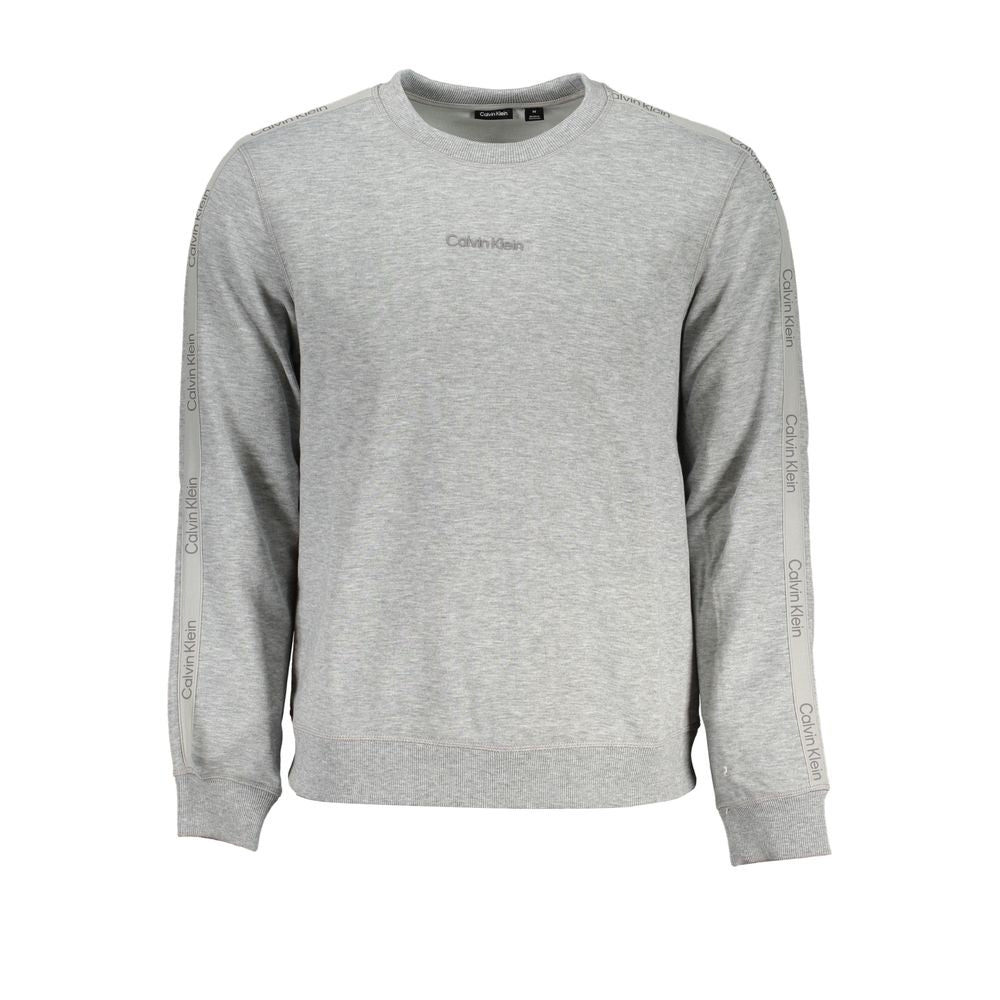 Calvin Klein Grigio Polyester Men Sweatshirt | Regal Royce