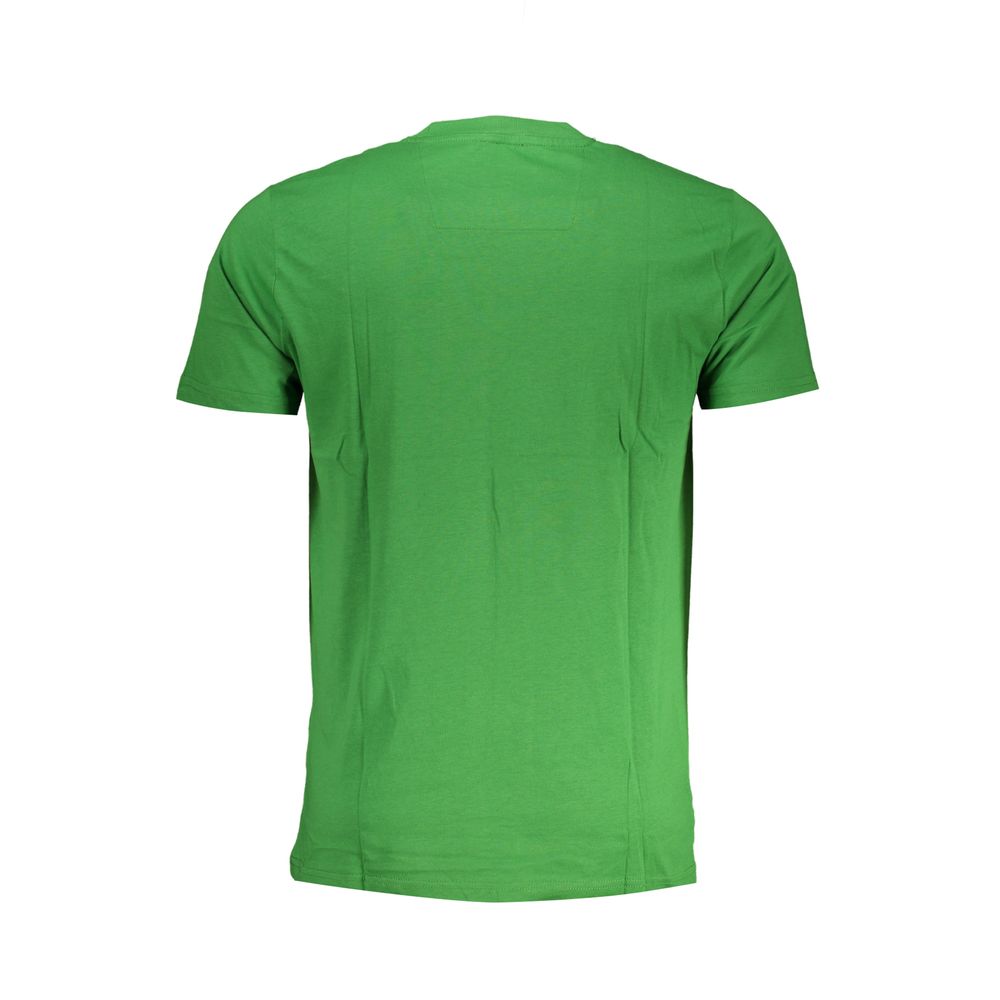 Cavalli Class Verde Cotton Men T-Shirt | Regal Royce