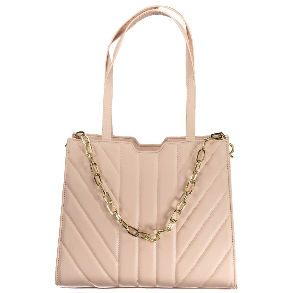 Mario Valentino Rosa Polyurethane Women Handbag | Regal Royce