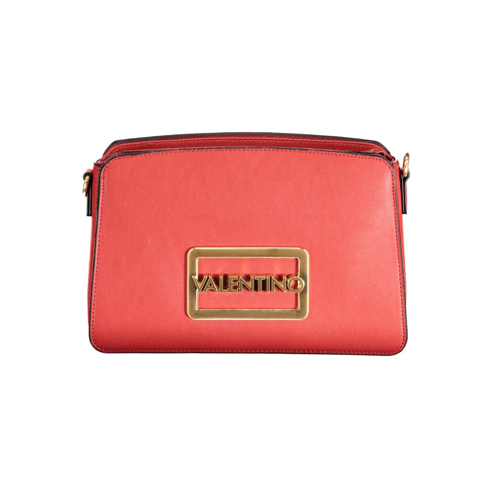 Mario Valentino Rosso Polyurethane Women Handbag | Regal Royce