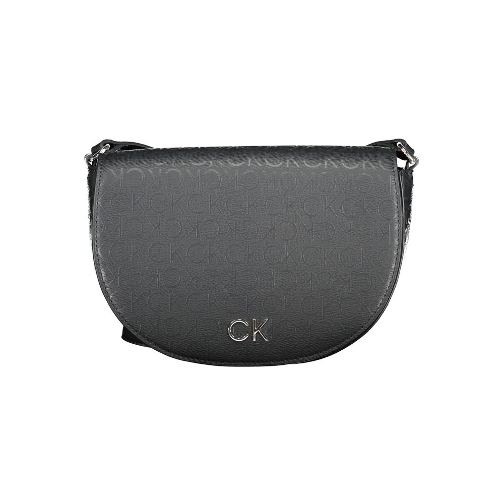 Calvin Klein Black Polyurethane Women Shoulder Bag | Regal Royce