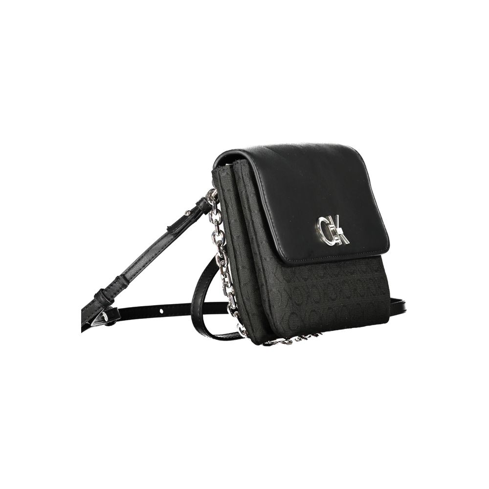 Calvin Klein Black Polyester Women Handbag | Regal Royce