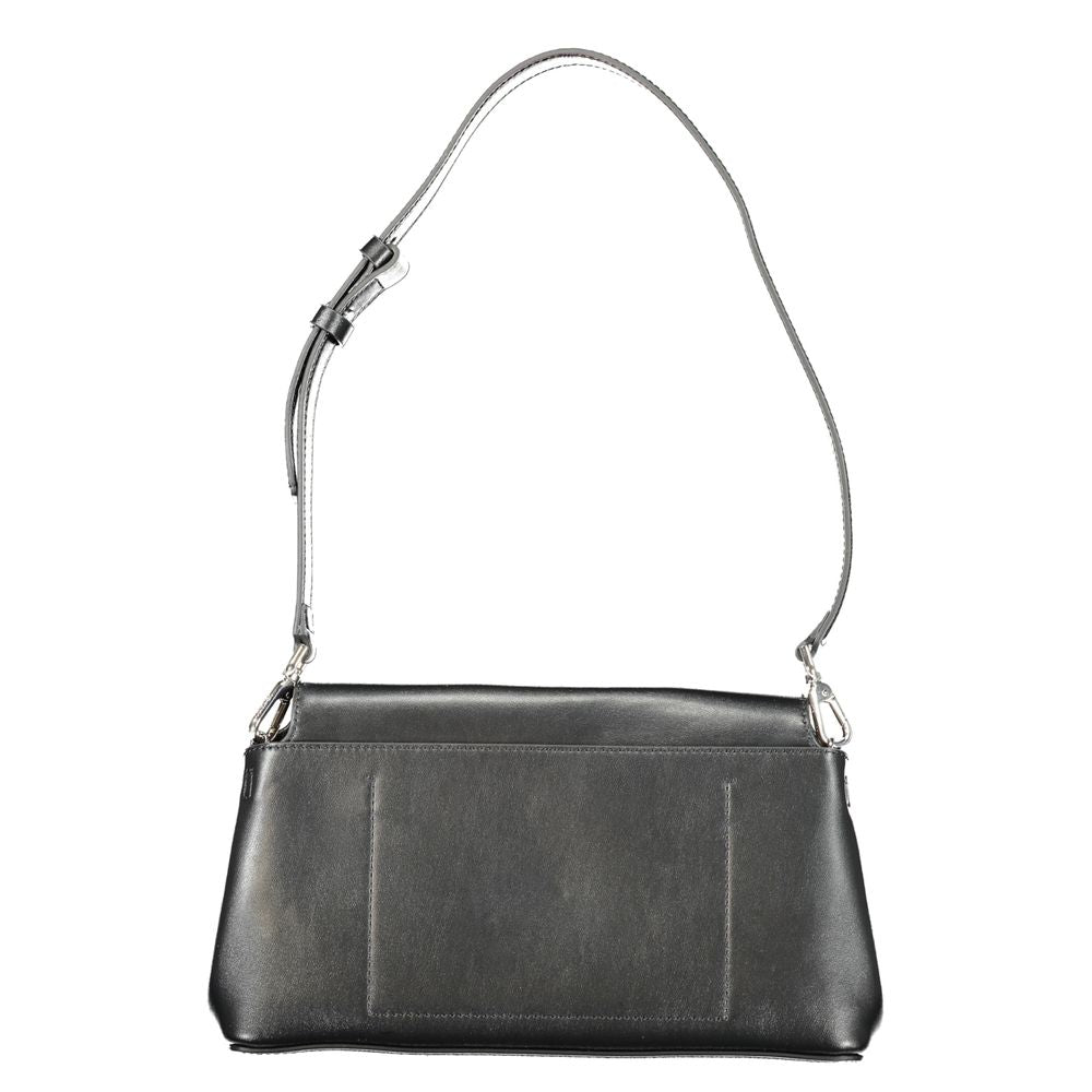 Calvin Klein Nero Polyurethane Women Shoulder Bag | Regal Royce