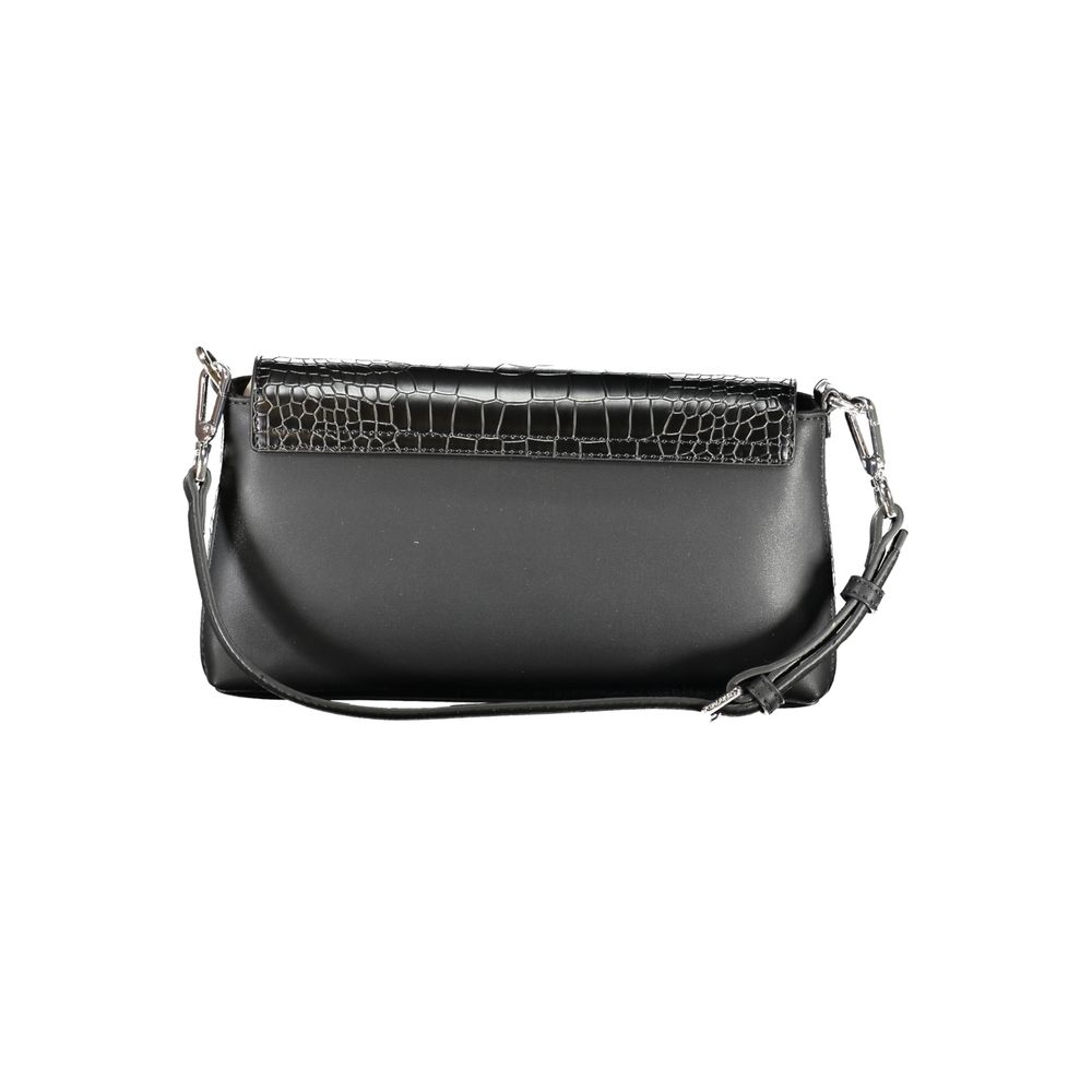 Calvin Klein Black Polyurethane Women Handbag | Regal Royce
