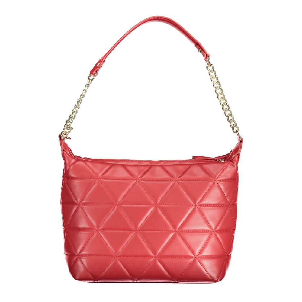 Mario Valentino Rosso Polyurethane Women Shoulder Bag | Regal Royce
