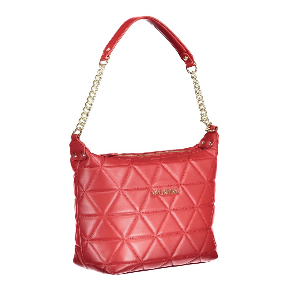 Mario Valentino Rosso Polyurethane Women Shoulder Bag | Regal Royce