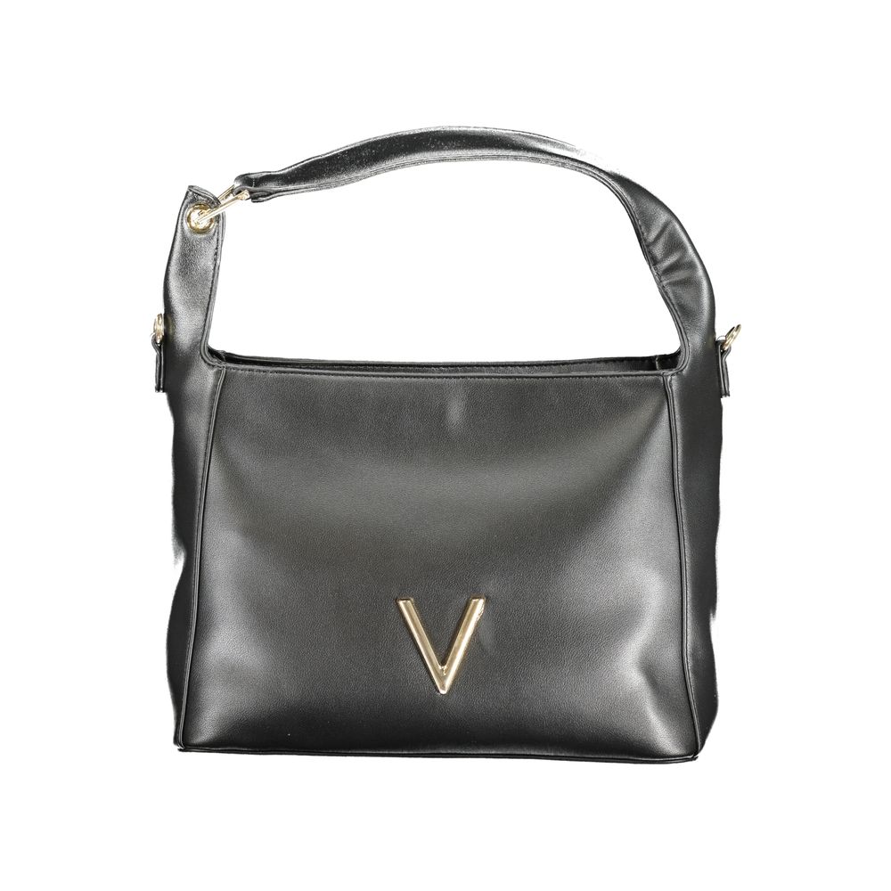 Mario Valentino Black Polyurethane Women's Shoulder Bag | Regal Royce