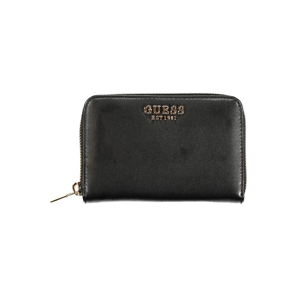 Guess Jeans Nero Poliuretano Women Wallet | Regal Royce