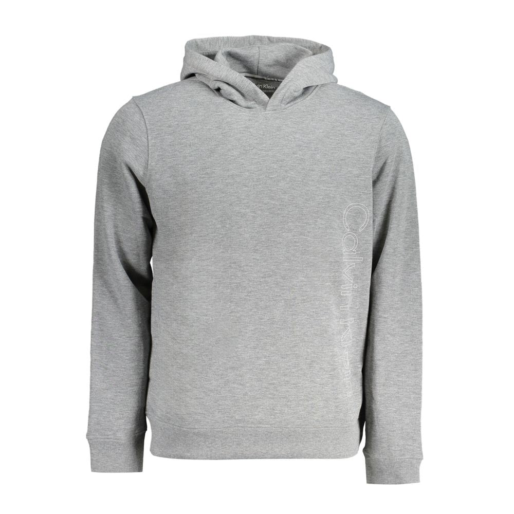 Calvin Klein Grigio Polyester Men's Hoodie | Regal Royce