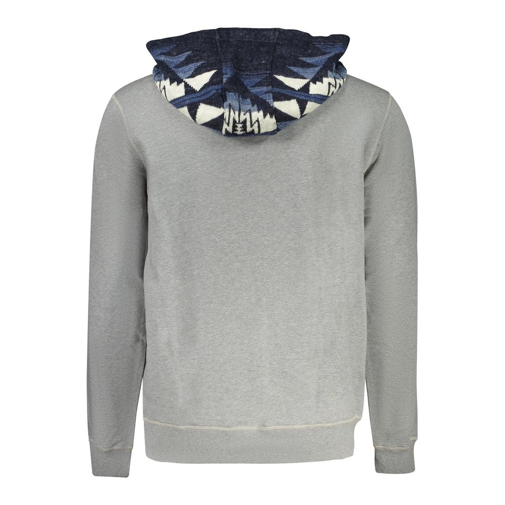 Guess Jeans Grigio Cotton Mens Sweatshirt | Regal Royce