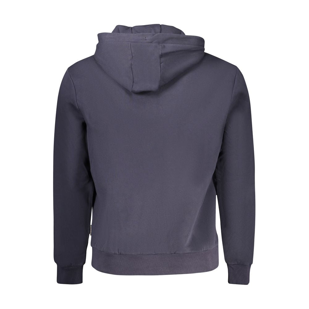 Napapijri Blue Cotton Men's Hoodie | Regal Royce