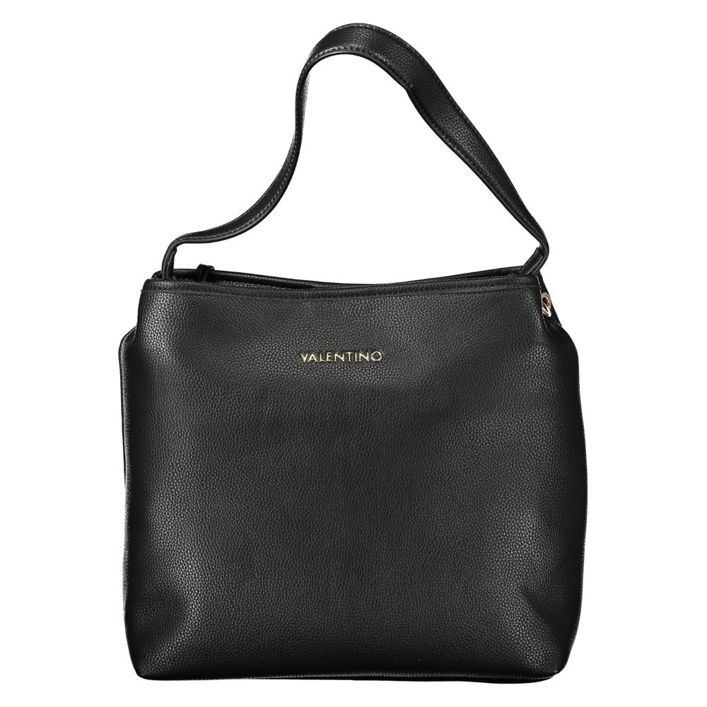 Mario Valentino Black Polyurethane Women's Bag | Regal Royce