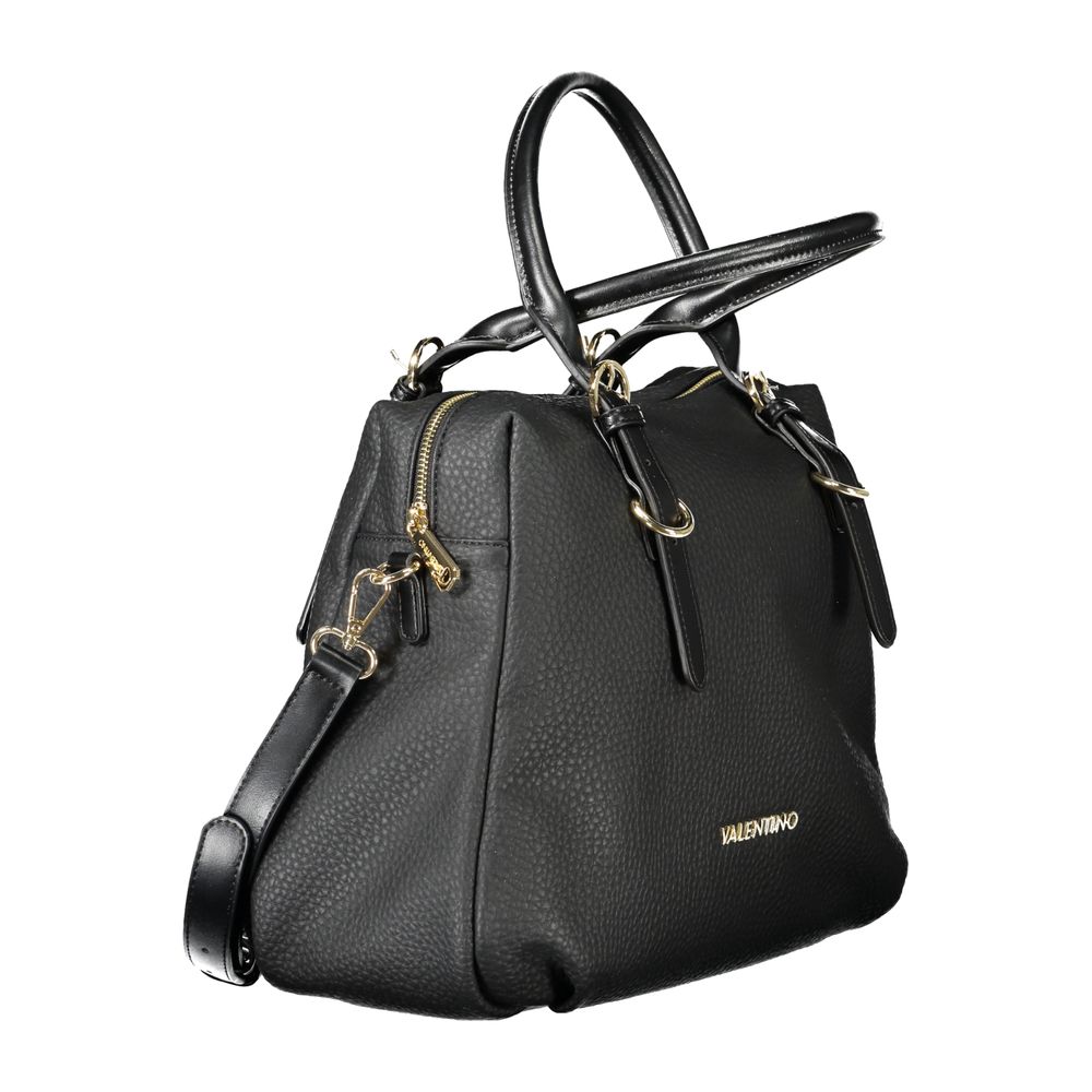 Mario Valentino Black Polyurethane Womens Bag | Regal Royce