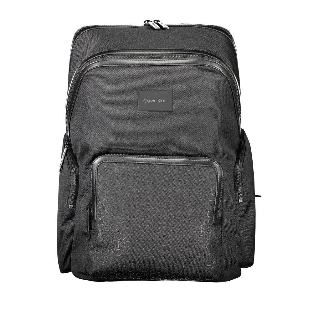 Calvin Klein Black Polyester Men's Backpack | Regal Royce