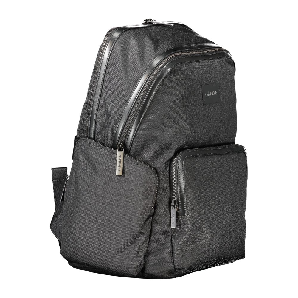 Calvin Klein Black Polyester Men's Backpack | Regal Royce