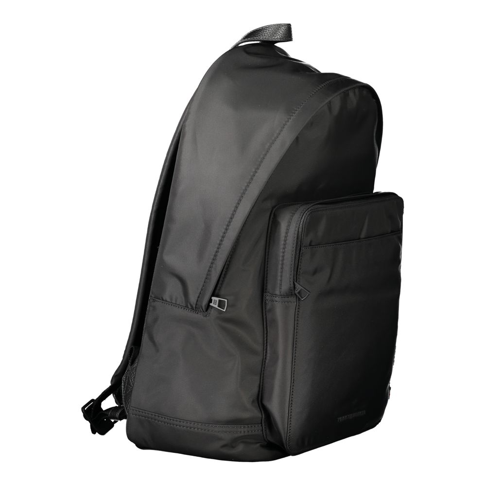 Tommy Hilfiger Nero Polyester Men Backpack | Regal Royce