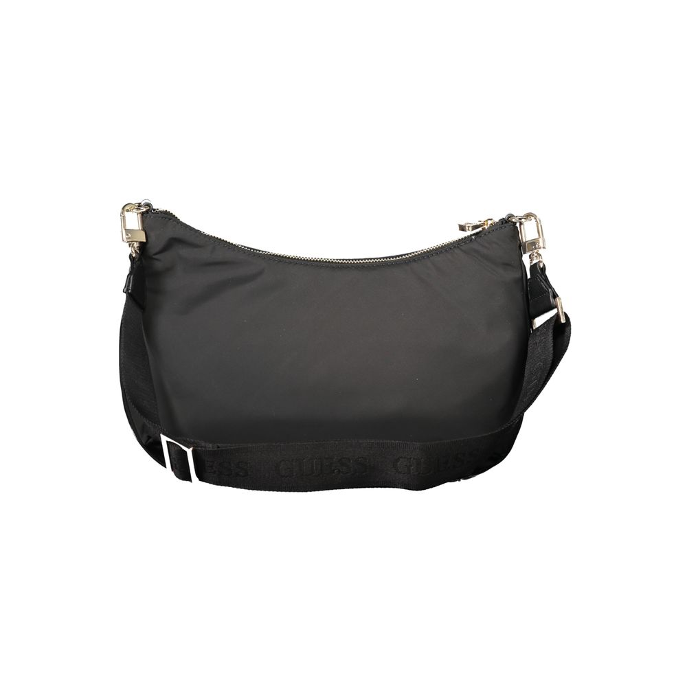 Guess Jeans Black Polyester Women Handbag | Regal Royce