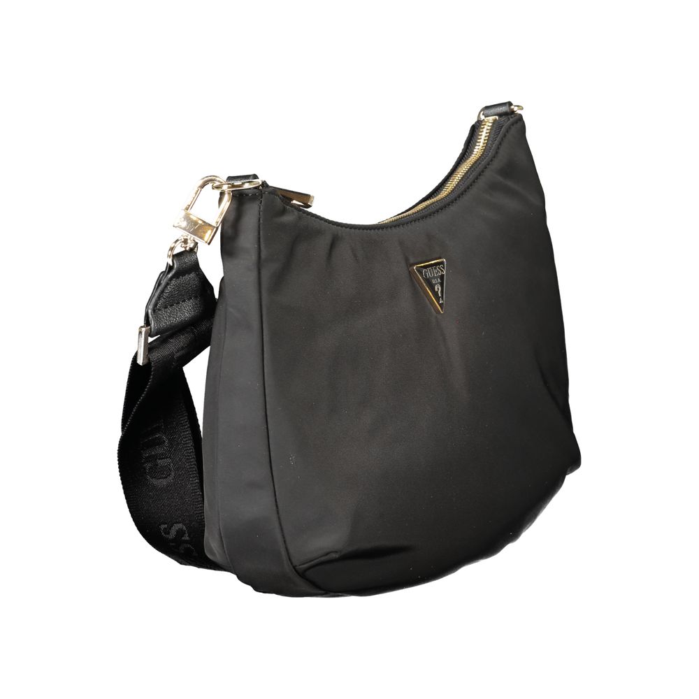 Guess Jeans Black Polyester Women Handbag | Regal Royce