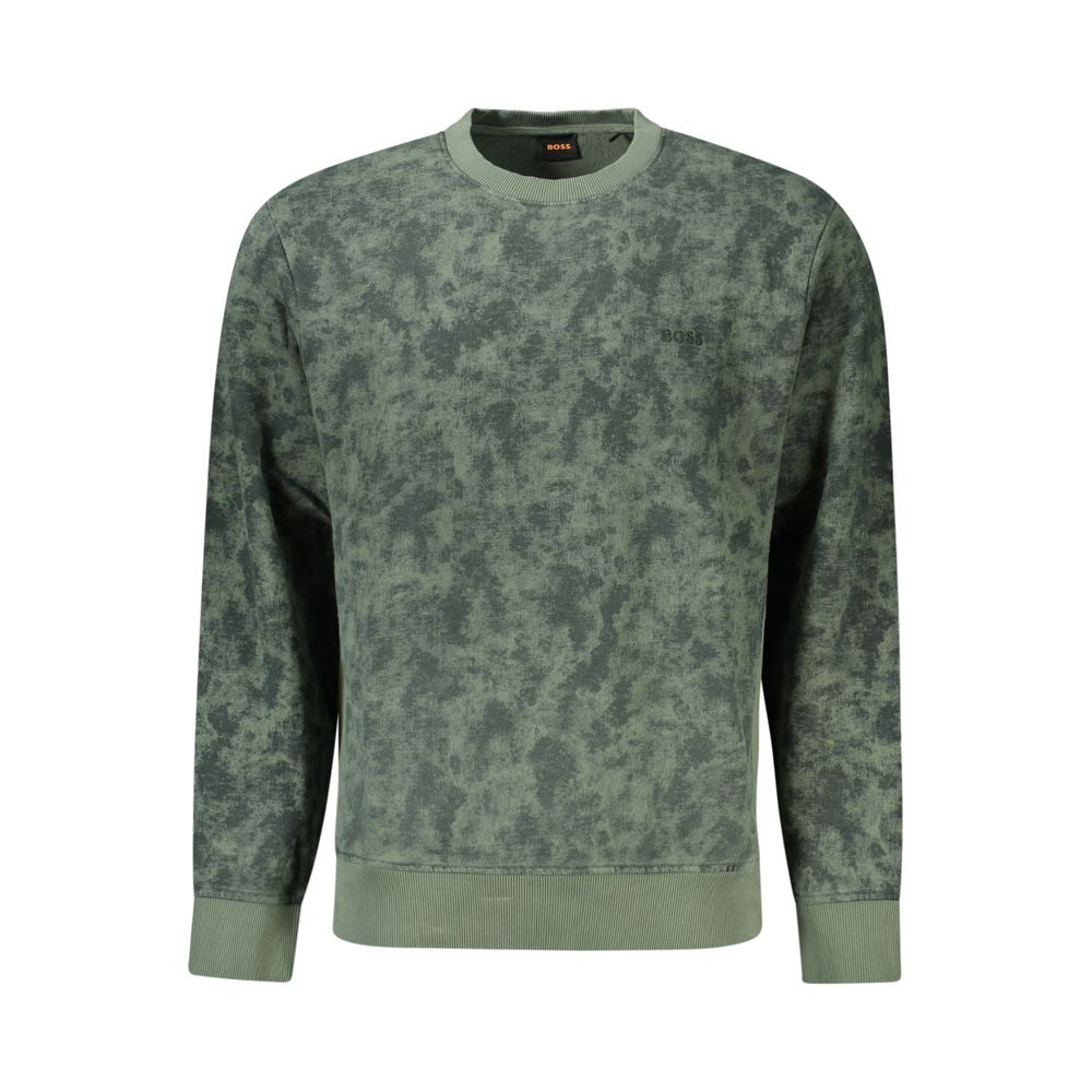 Hugo Boss Verde Cotton Men Sweatshirt | Regal Royce