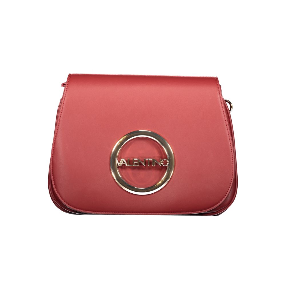 Mario Valentino Rosso Polyurethane Women Handbag | Regal Royce