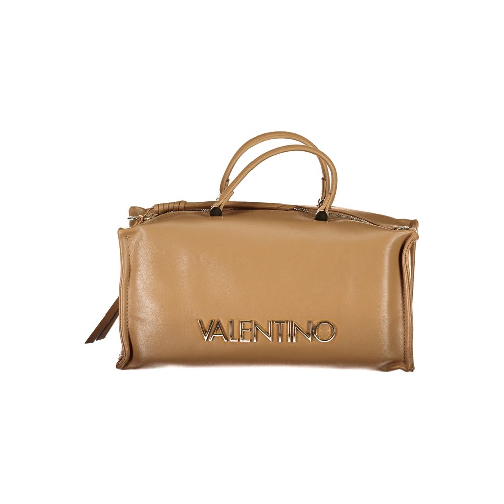 Mario Valentino Beige Polyurethane Women Handbag | Regal Royce