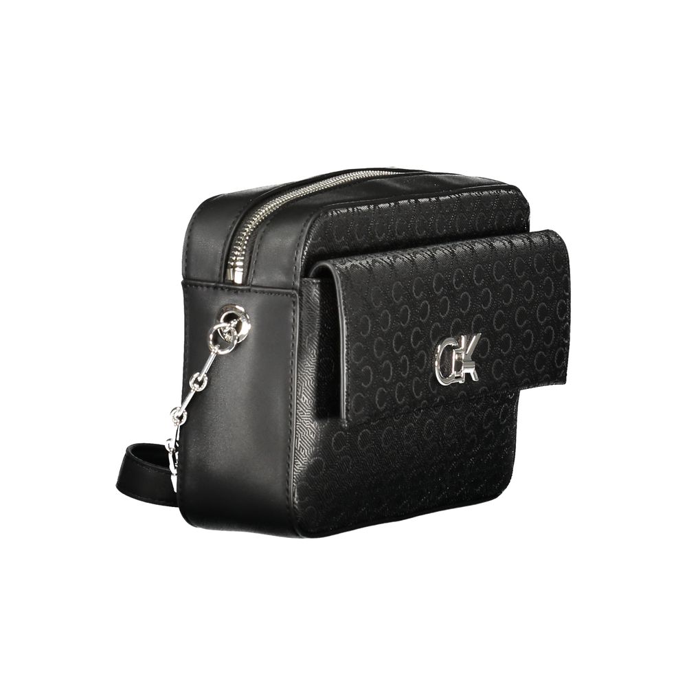 Calvin Klein Black Polyester Women's Shoulder Bag | Regal Royce