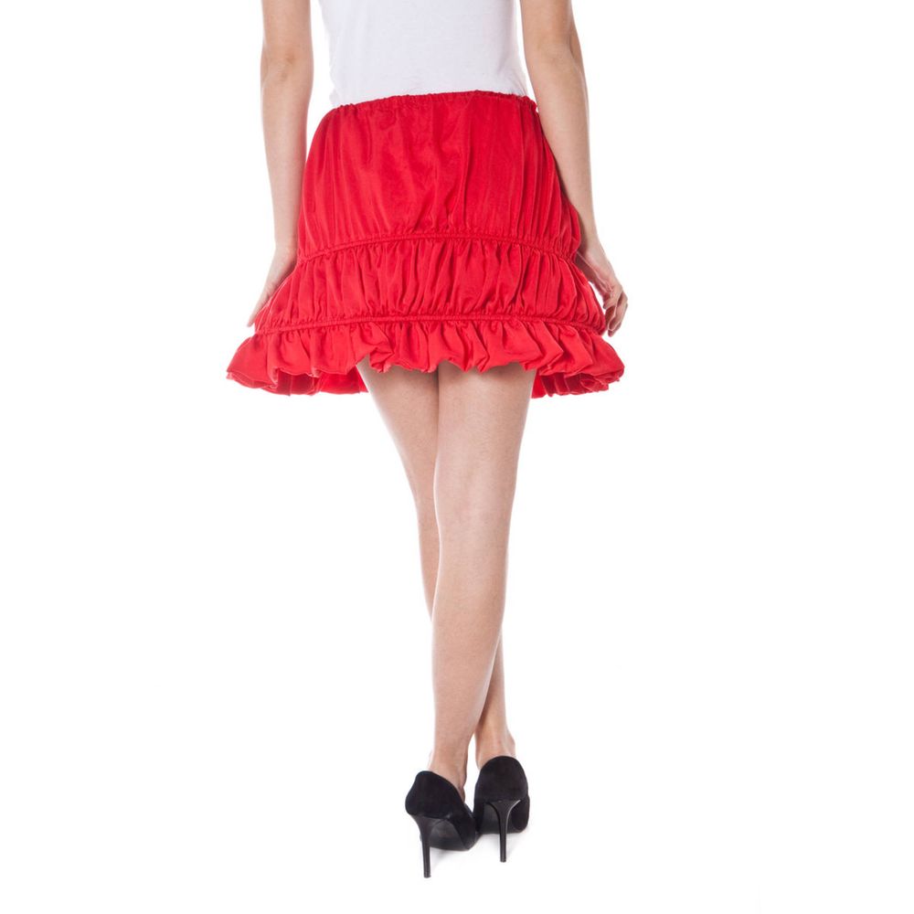 Denny Rose Red Polyester Women Skirt | Regal Royce