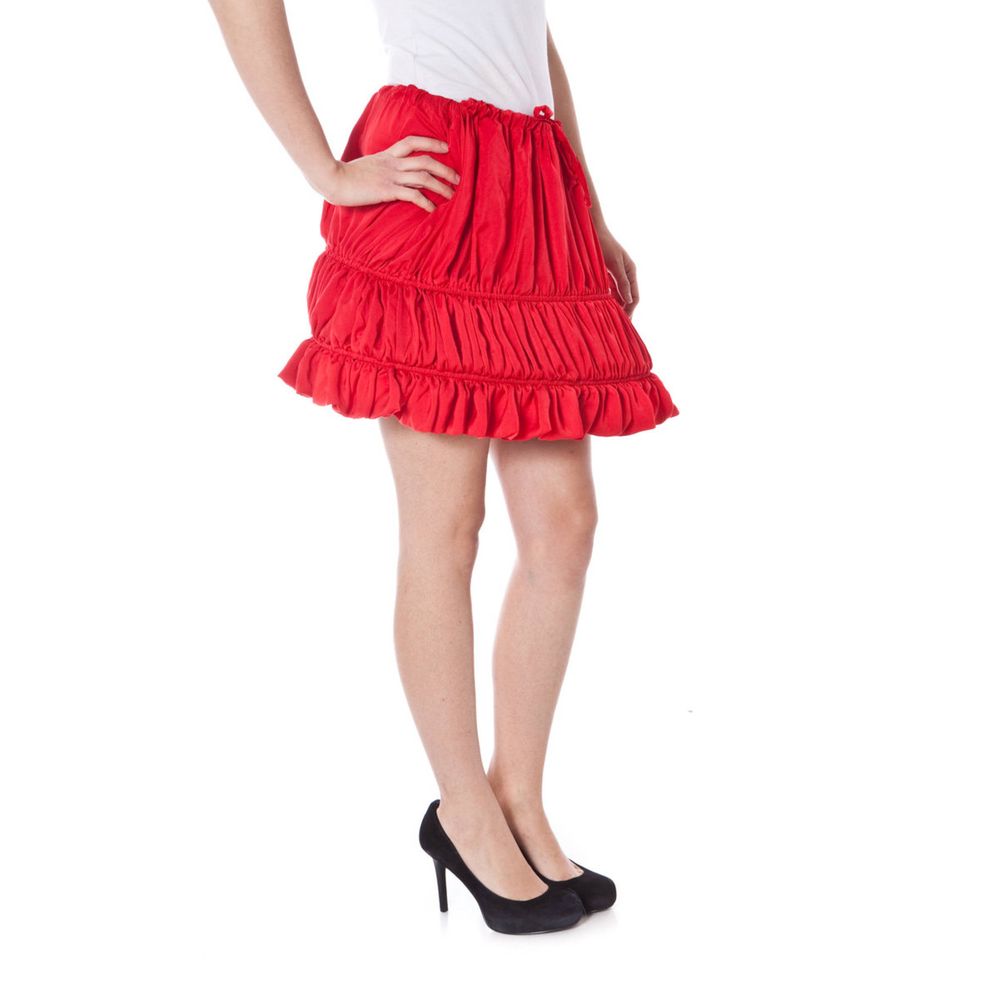 Denny Rose Red Polyester Women Skirt | Regal Royce