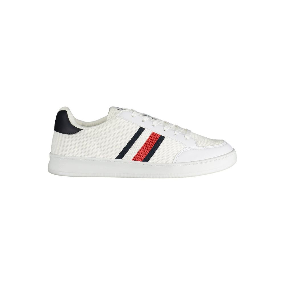 Tommy Hilfiger White Polyester Men Sneaker | Regal Royce
