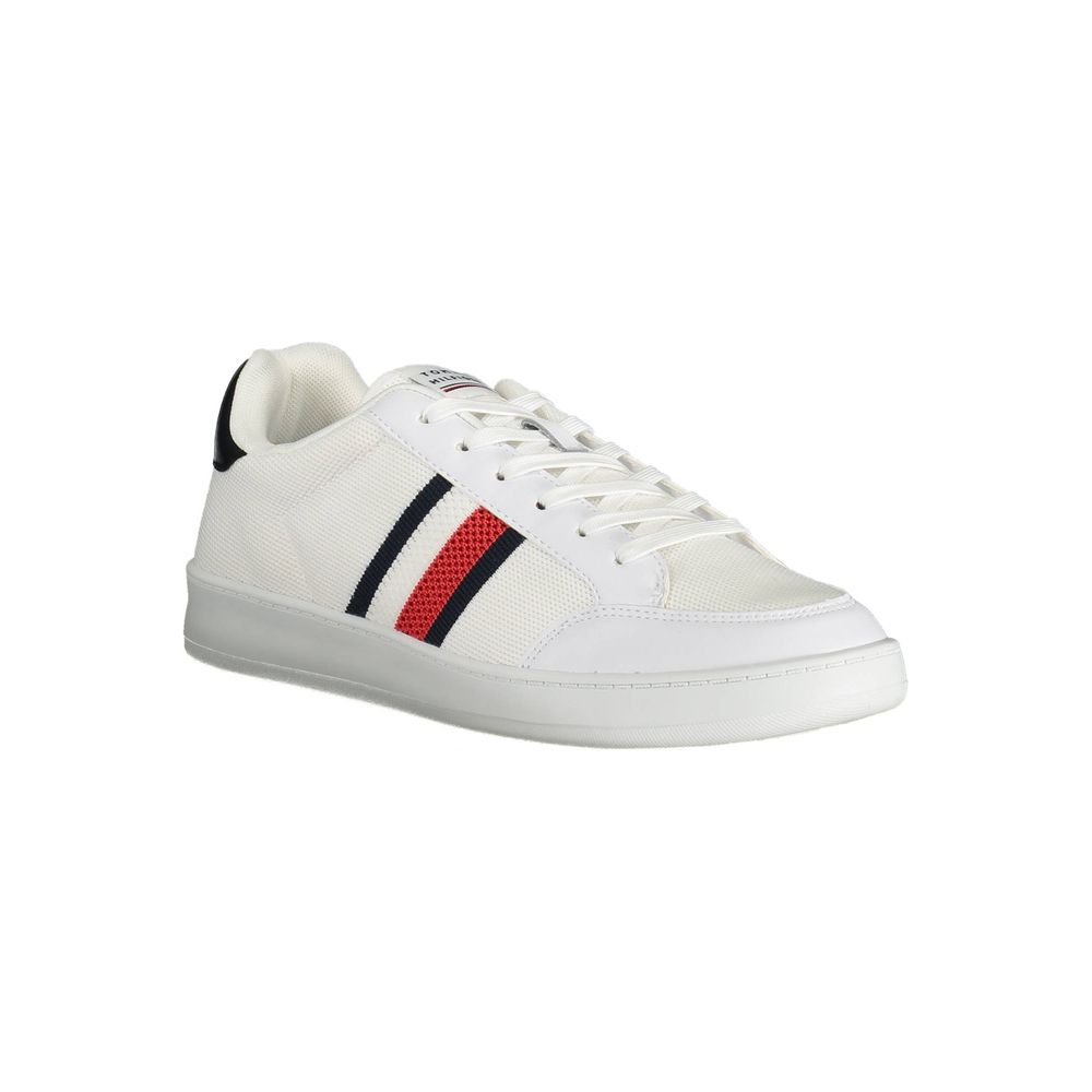 Tommy Hilfiger White Polyester Men Sneaker | Regal Royce