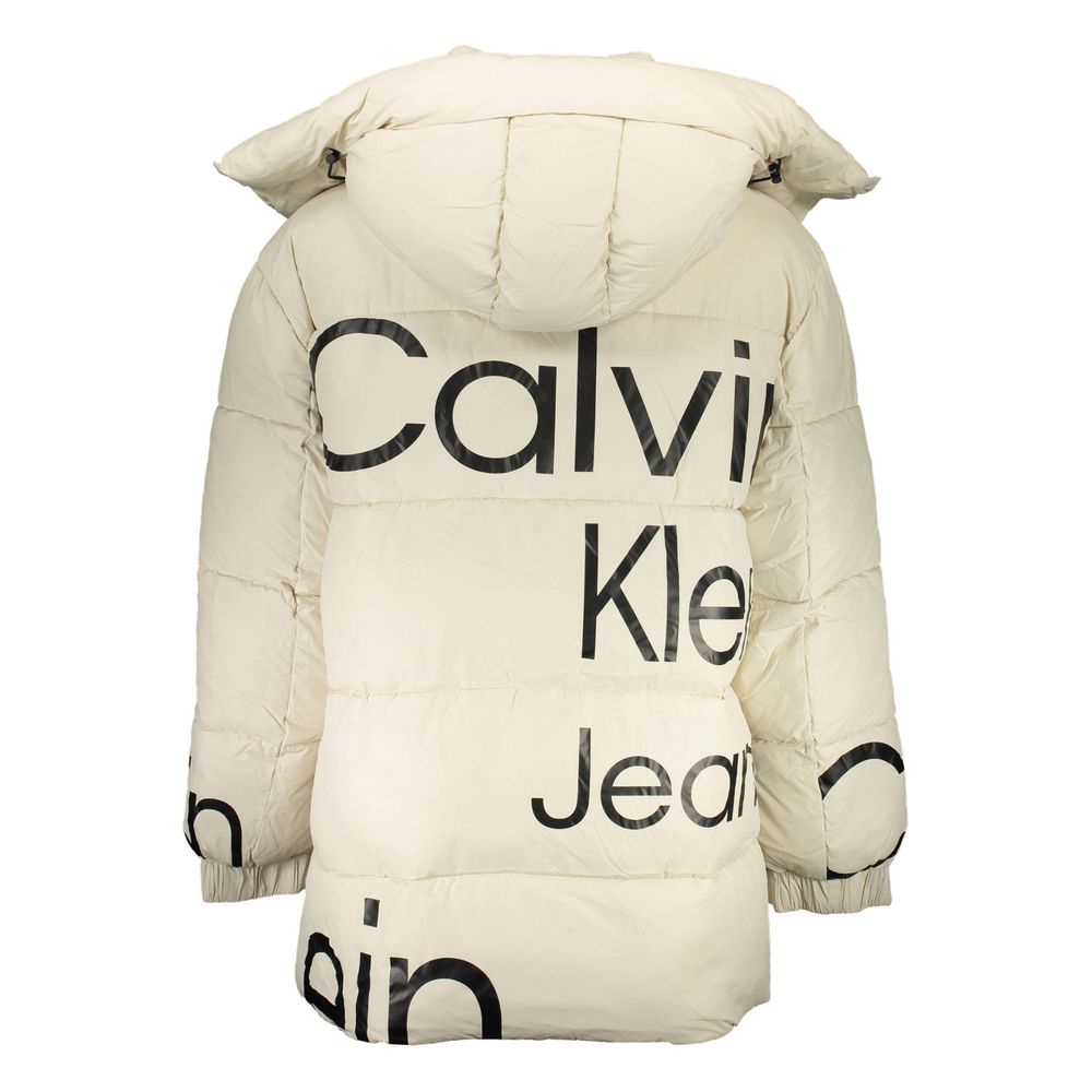 Calvin Klein Beige Polyester Men Jacket | Regal Royce