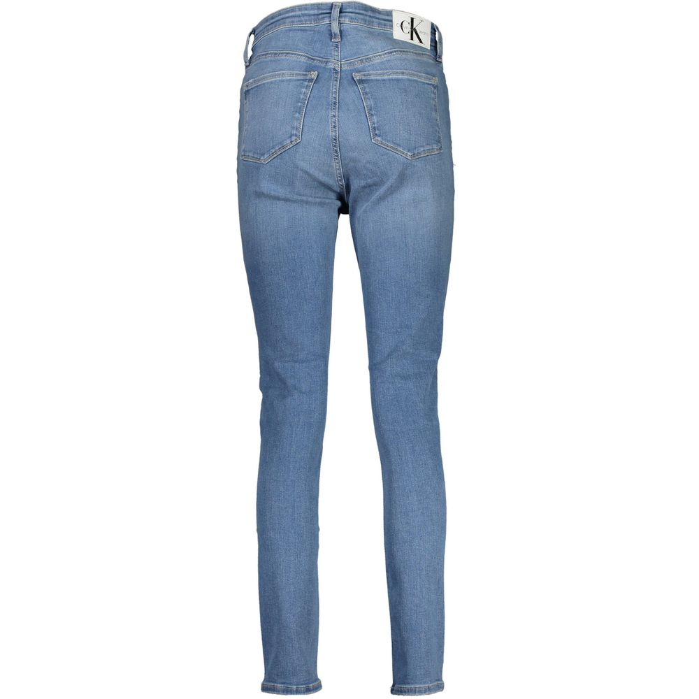 Calvin Klein Azzurro Cotton Women Jeans | Regal Royce