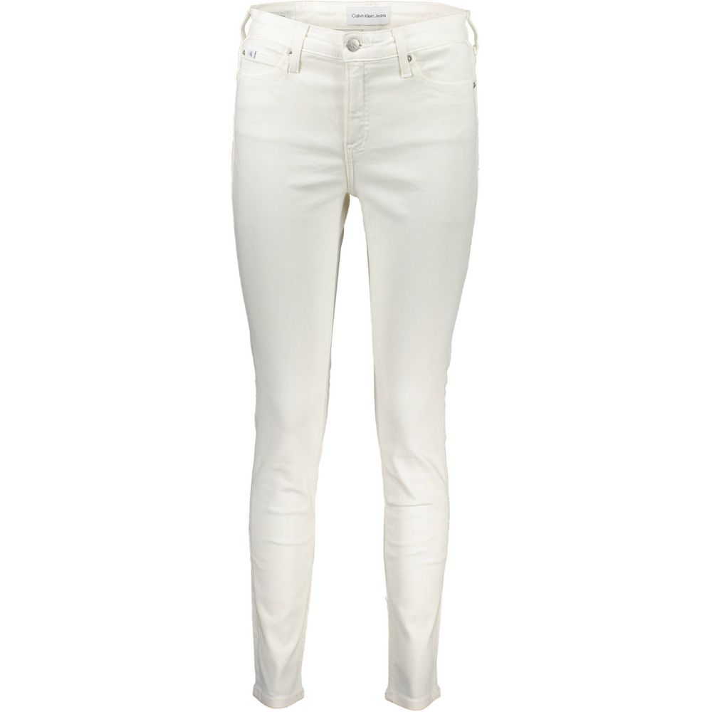Calvin Klein Bianco Cotton Women Jeans | Regal Royce