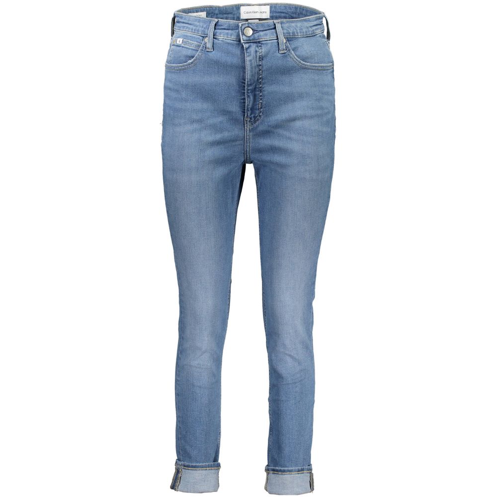 Calvin Klein Azzurro Cotton Women Jeans | Regal Royce