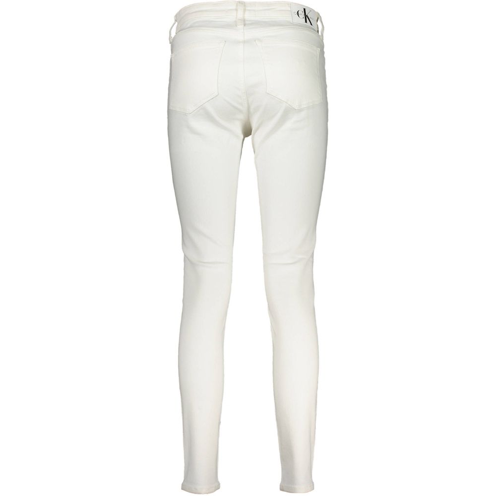 Calvin Klein Bianco Cotton Women Jeans | Regal Royce