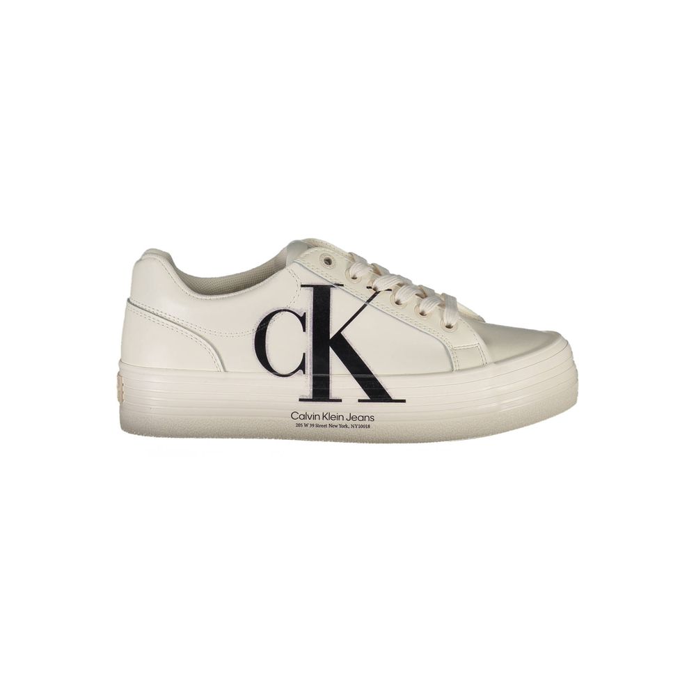 Calvin Klein Bianco Leather Women Sneaker | Regal Royce