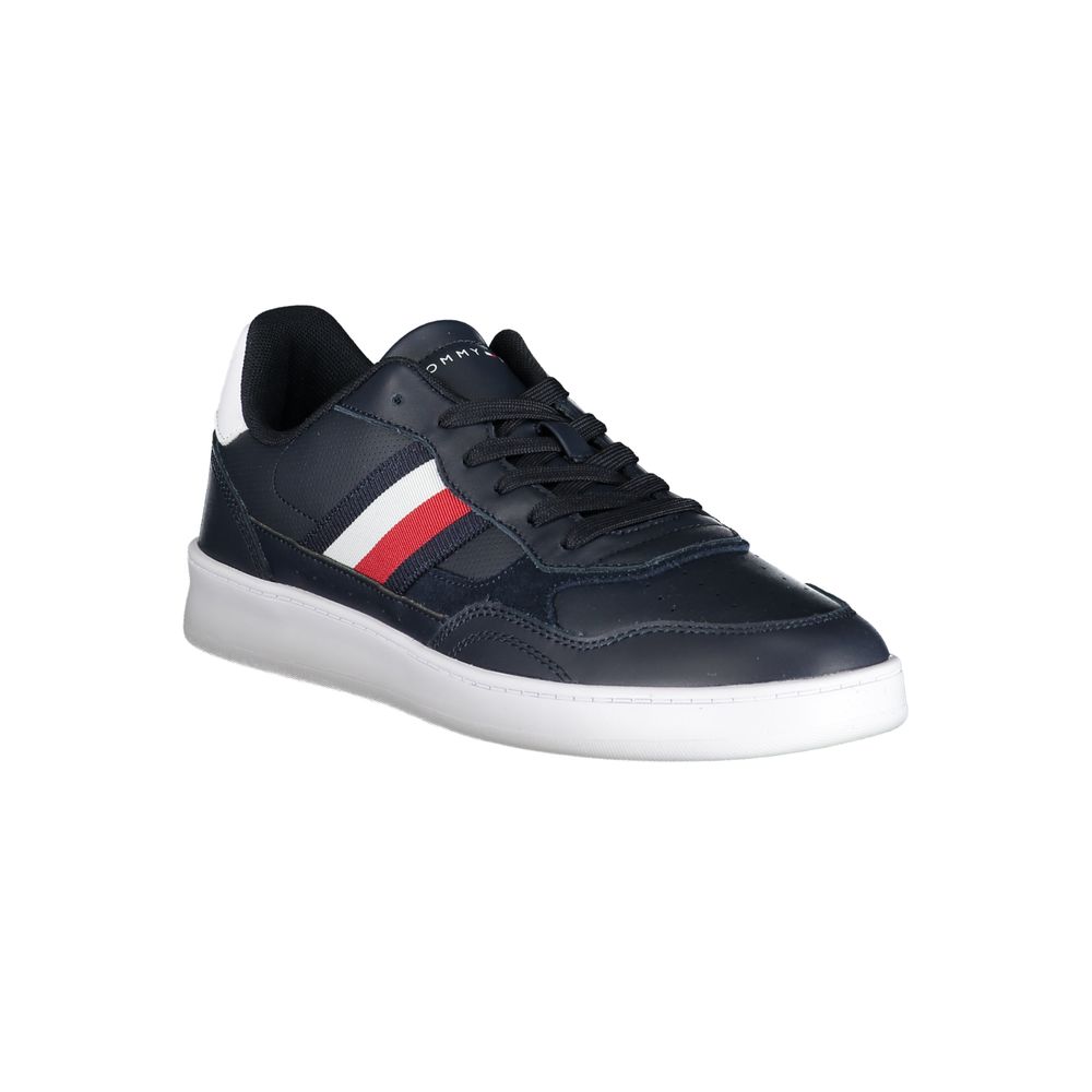 Tommy Hilfiger Blue Polyurethane Men Sneaker | Regal Royce
