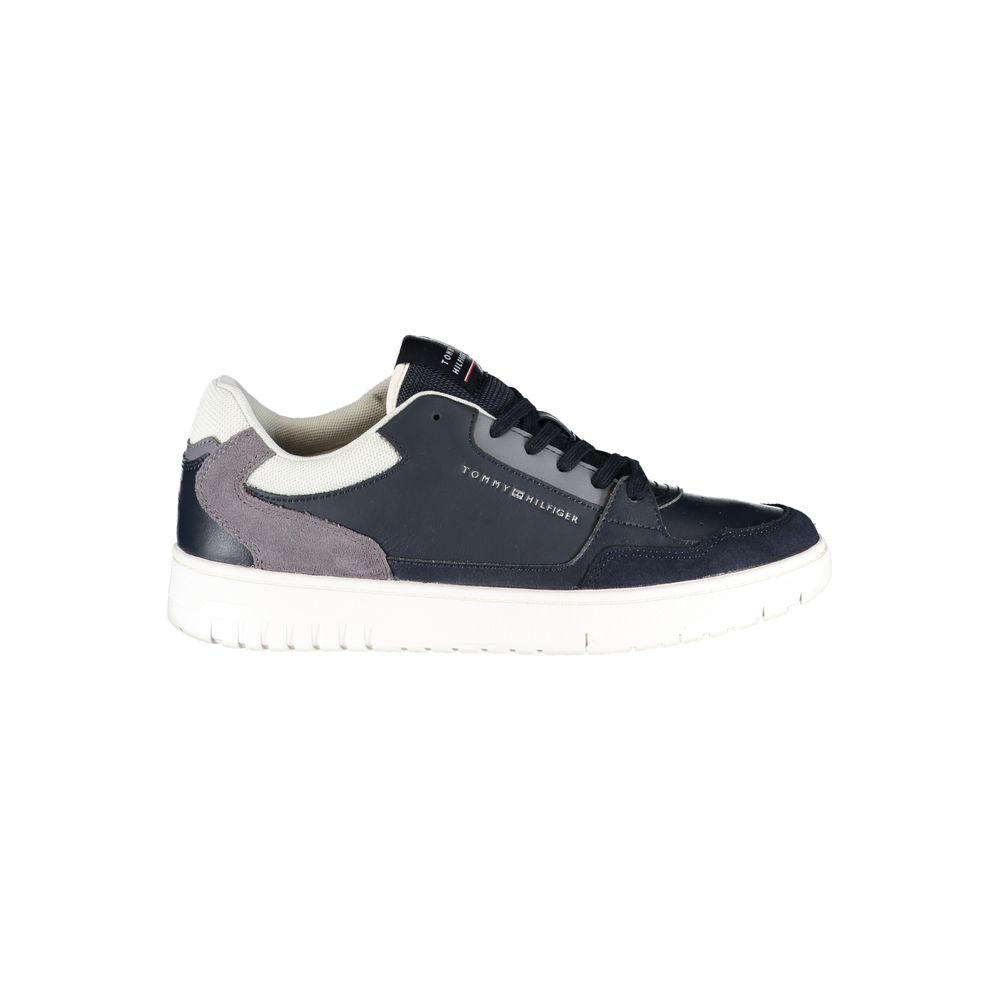 Tommy Hilfiger Blue Polyurethane Men Sneaker | Regal Royce
