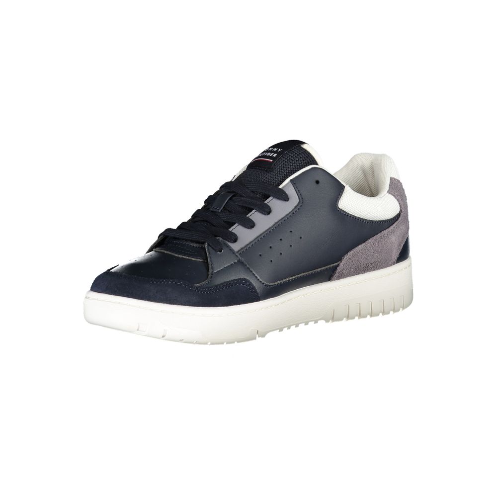Tommy Hilfiger Blue Polyurethane Men Sneaker | Regal Royce