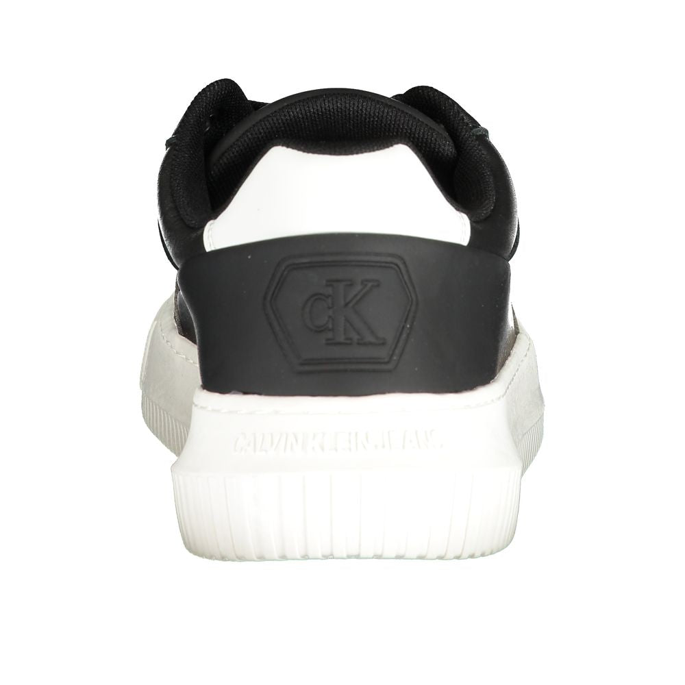 Calvin Klein Black Polyurethane Men Sneaker | Regal Royce