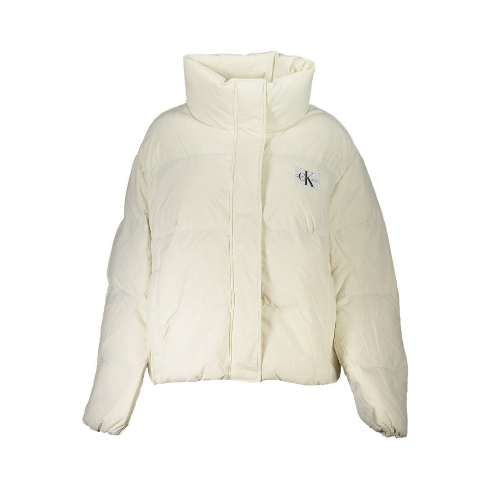 Calvin Klein Bianco Poliammide Women Jacket | Regal Royce