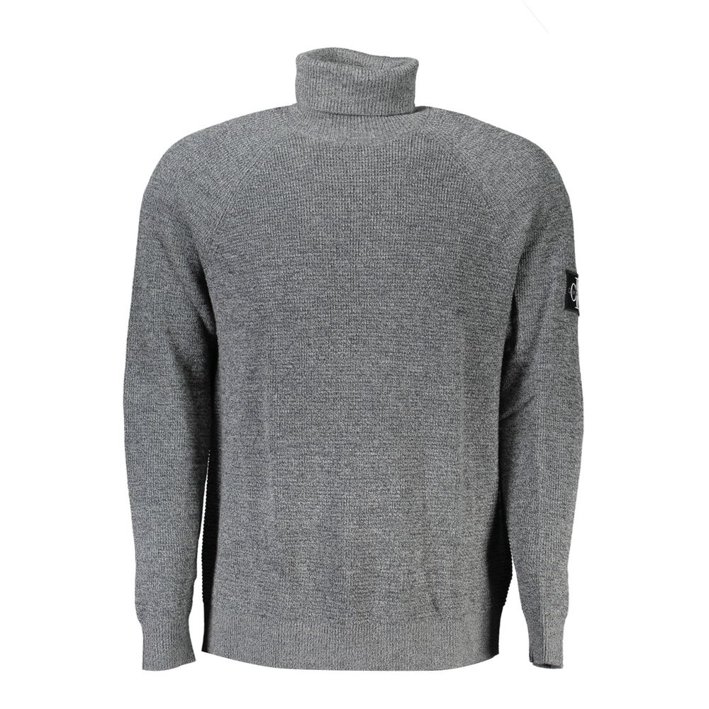 Calvin Klein Grigio Wool Mens Sweater | Regal Royce