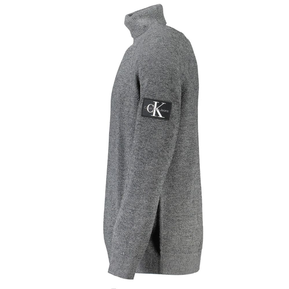 Calvin Klein Grigio Wool Mens Sweater | Regal Royce