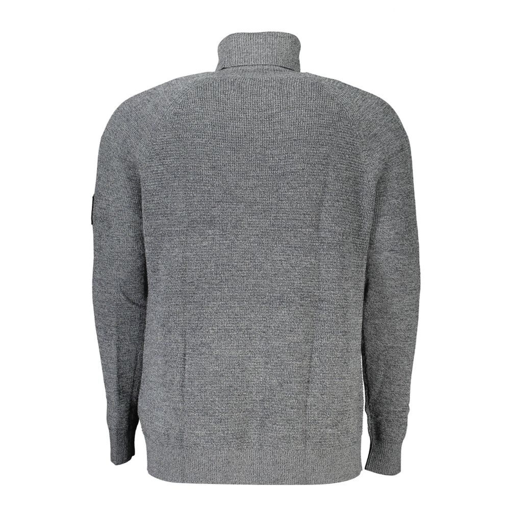 Calvin Klein Grigio Wool Mens Sweater | Regal Royce